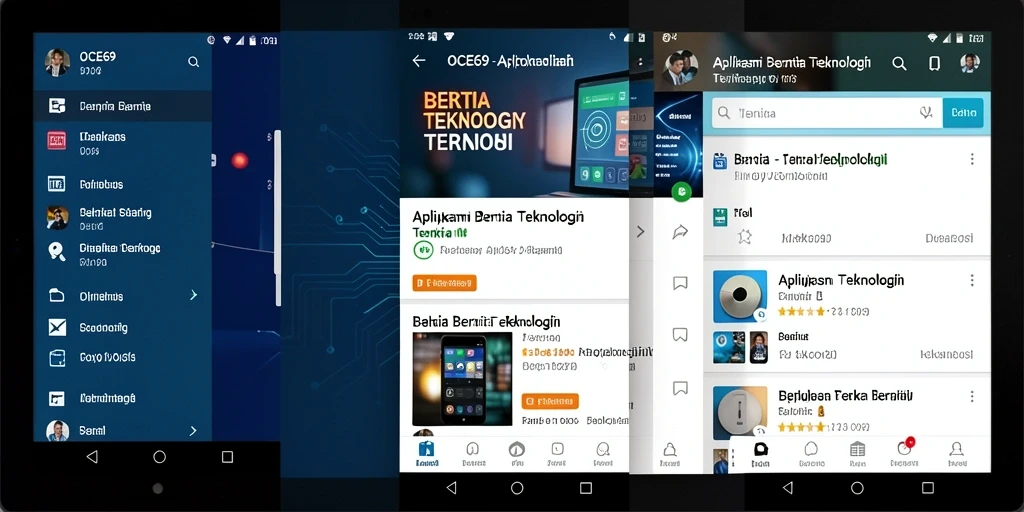 Tampilan antarmuka OCE69 yang modern dan intuitif.