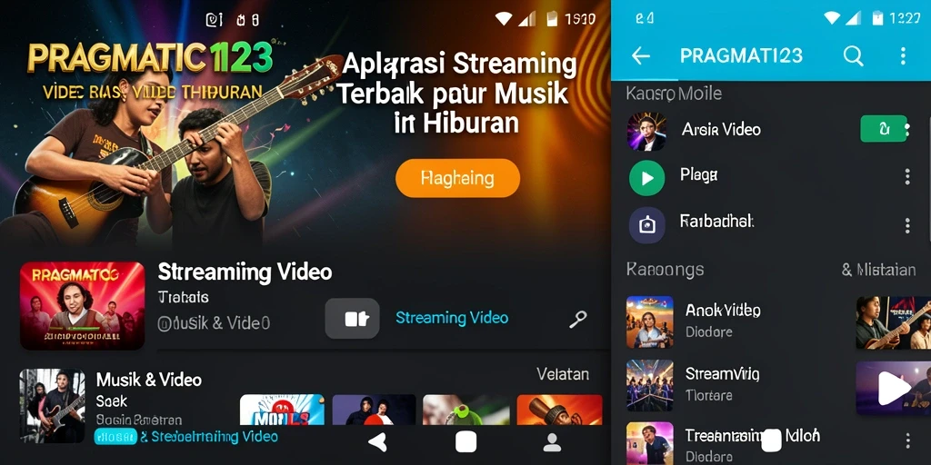 Antarmuka pengguna PRAGMATIC123 yang menarik untuk Streaming Video.