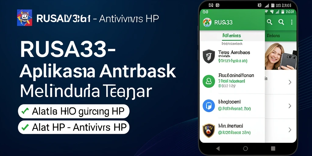 Tampilan antarmuka RUSA33 yang sederhana dan efektif dalam menjaga keamanan.