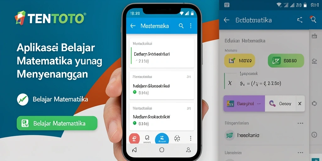 Tampilan antarmuka aplikasi TENTOTO yang menarik dan fungsional.