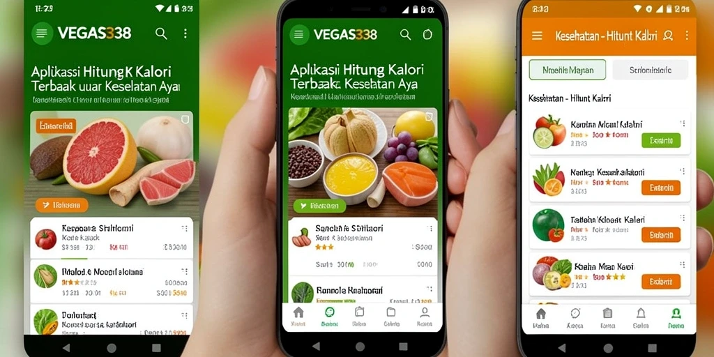 Antarmuka aplikasi VEGAS338 yang user-friendly untuk menghitung kalori.