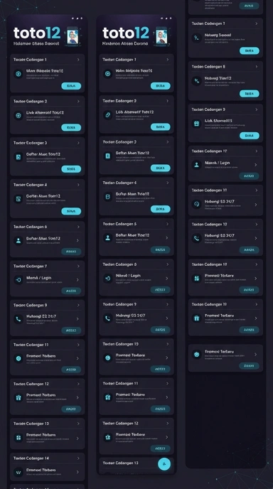 Tampilan link alternatif toto12